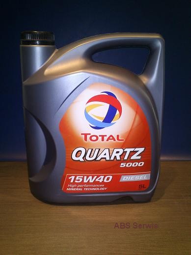 Olej Total Quartz 5000 15w40 Lublin